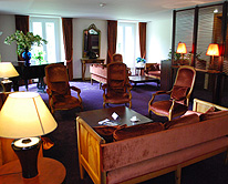 Lounge at Grand Hotel des Bains Les Lavey